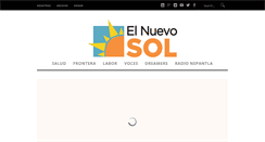 Desktop Screenshot of elnuevosol.net